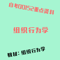 自考组织行为学图片